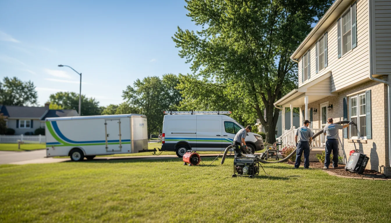 Flooded Basement Restoration And Cleanup With Repair in Callender, IA near me